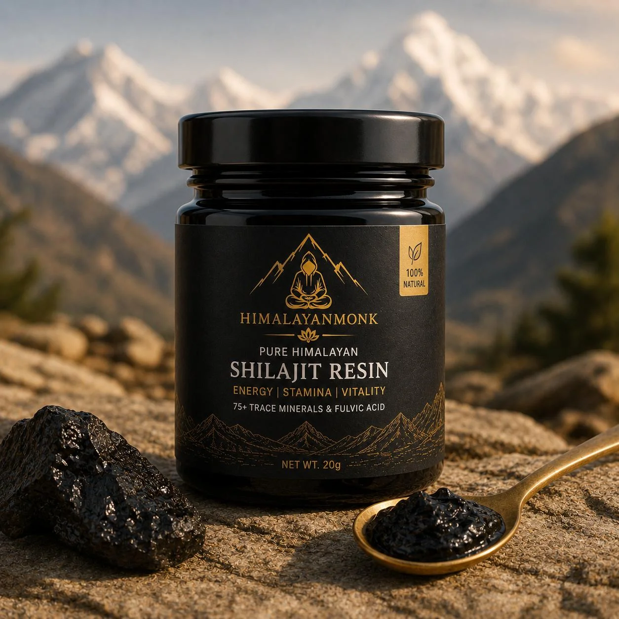 Pure Himalayan Shilajit Resin