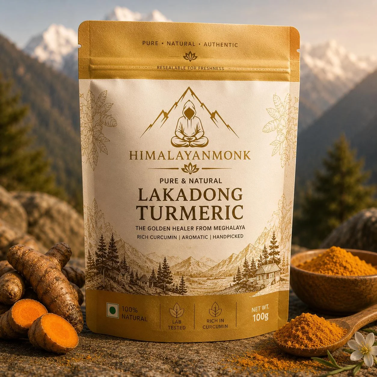 Pure & Natural Lakadong Turmeric
